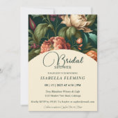 Flower Petals Bridal Shower-uitnodiging Kaart (Voorkant)