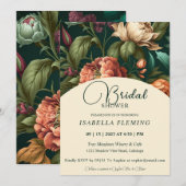 Flower Petals Bridal Shower-uitnodiging Kaart (Voorkant / Achterkant)