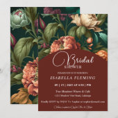 Flower Petals Bridal Shower-uitnodiging Kaart (Voorkant / Achterkant)