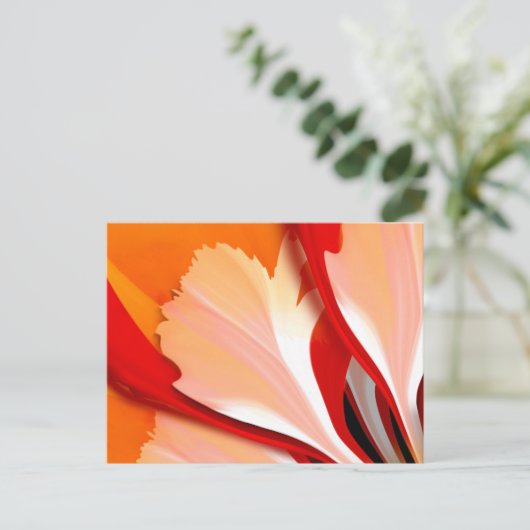 Flower petals briefkaart (Staand voorkant)