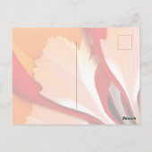 Flower petals  briefkaart (Achterkant)