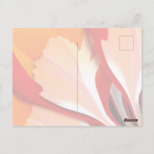 Flower petals  briefkaart (Achterkant)