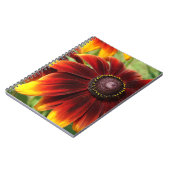 Flower Photo Geel Bruin Notitieboek (Linkerzijde)