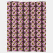 flower picture blanket fleece deken (Voorkant)