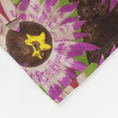 flower picture blanket fleece deken (Hoek)