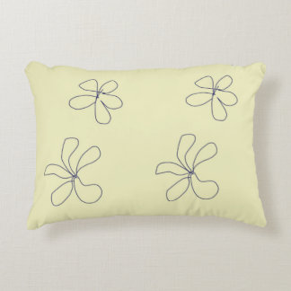 flower pillow accent kussen