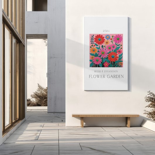 Flower Pink Garden Poster