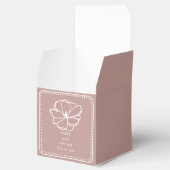 Flower Pink Wedding Bedankdoosjes (Geopend)