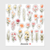 Flower Planner Stickers (Vel)