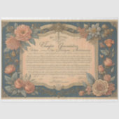 Flower poem postcard 4 snip paper tissuepapier (Voorkant)