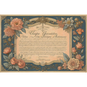 Flower poem postcard 4 snip paper tissuepapier