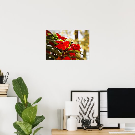 Flower Poster (Thuiskantoor)