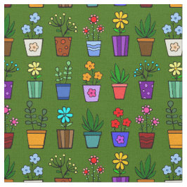 Flower Pots Stof