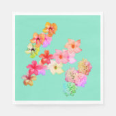 Flower Power 1 Paper Plate Servet (Voorkant)