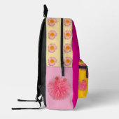 Flower Power 2 Print Cut Sew Bag Bedrukte Rugzak (Links)