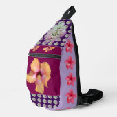 Flower Power 2 Print Cut Sew Bag Sling Bag (Rechterhoek)