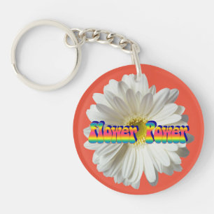 Flower power 2 sleutelhanger