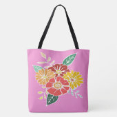 Flower Power #9 Tote Bag (Achterkant)