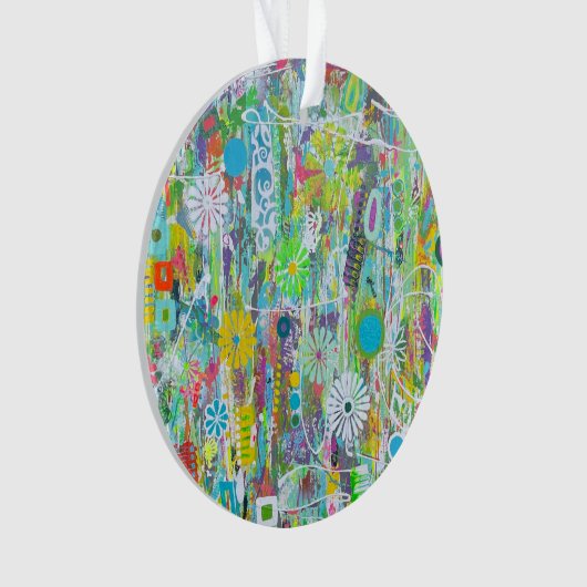 Flower Power Acryl Ornament (voorkant)