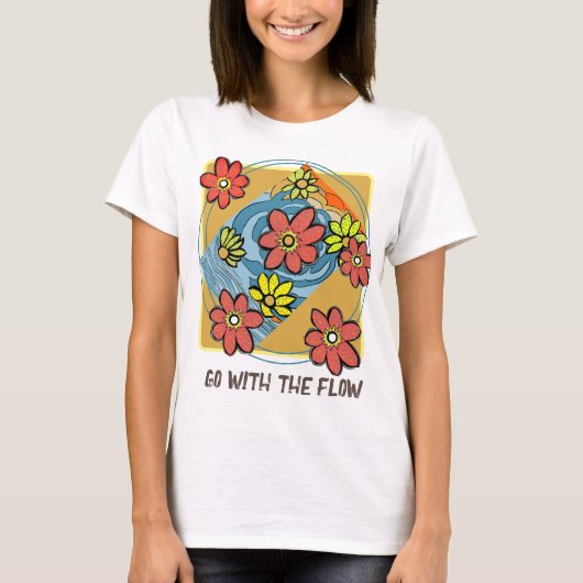 Flower Power Beat T-shirt (Voorkant)