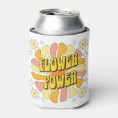 Flower Power Blikjeskoeler (Blikje Voorkant)