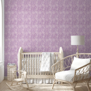 Flower Power Bloesems naadloos patroon 23 Behang