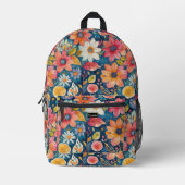 Flower Power Bloomin' Bedrukte Rugzak (Voorkant)