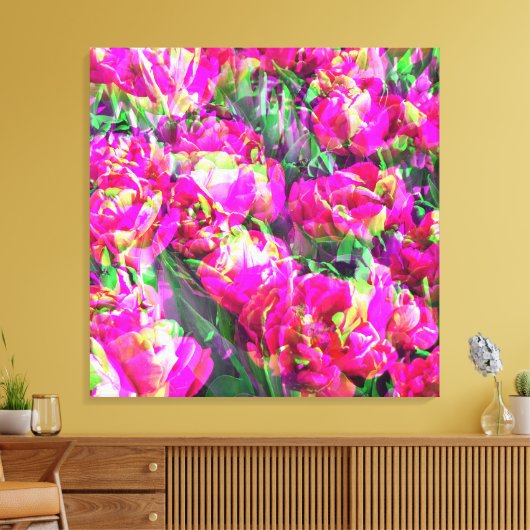 Flower Power - Blumenpracht 17 Canvas Afdruk (Insitu (Woonkamer))