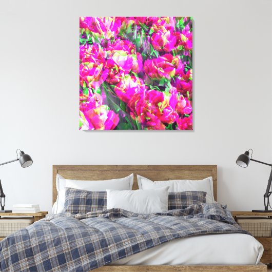 Flower Power - Blumenpracht 17  Canvas Afdruk (Insitu (Slaapkamer))