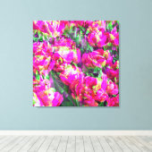 Flower Power - Blumenpracht 17  Canvas Afdruk (Insitu (Houten vloer))