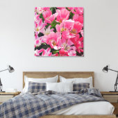 Flower Power - Blumenpracht 6 Canvas Afdruk (Insitu (Slaapkamer))