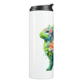 Flower Power Bunny Rabbit Thermosbeker