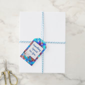 Flower Power Cadeaulabel (Met Touw)