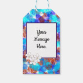 Flower Power Cadeaulabel (Achterkant)