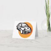 Flower Power Car Schattigee Hippie-stijl Bedankkaart (Voorkant)