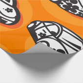 Flower Power Car Schattigee Hippie-stijl Cadeaupapier