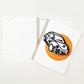 Flower Power Car Schattigee Hippie-stijl Planner