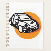 Flower Power Car Schattigee Hippie-stijl Planner (Voorkant)