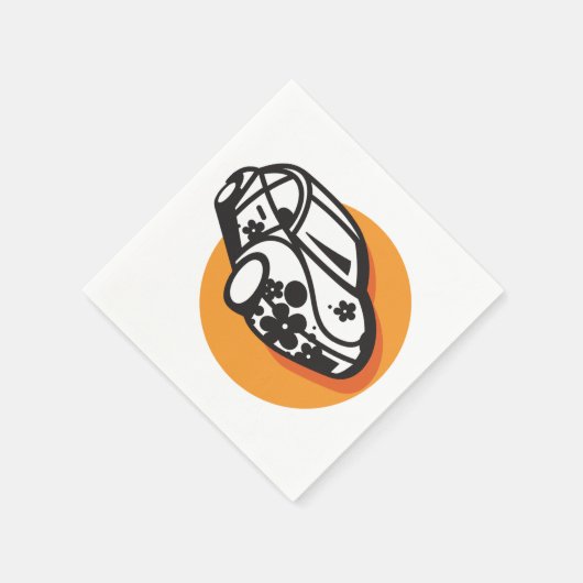 Flower Power Car Schattigee Hippie-stijl Servet (Hoek)