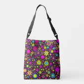 Flower Power Crossbody Tas (Achterkant)