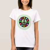 Flower Power Design T-shirt (Voorkant)