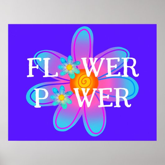 Flower Power Directe Download Poster (Voorkant)