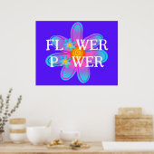 Flower Power Directe Download Poster (Keuken)