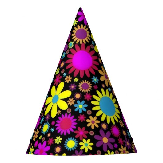 Flower Power Feesthoedjes (Voorkant)
