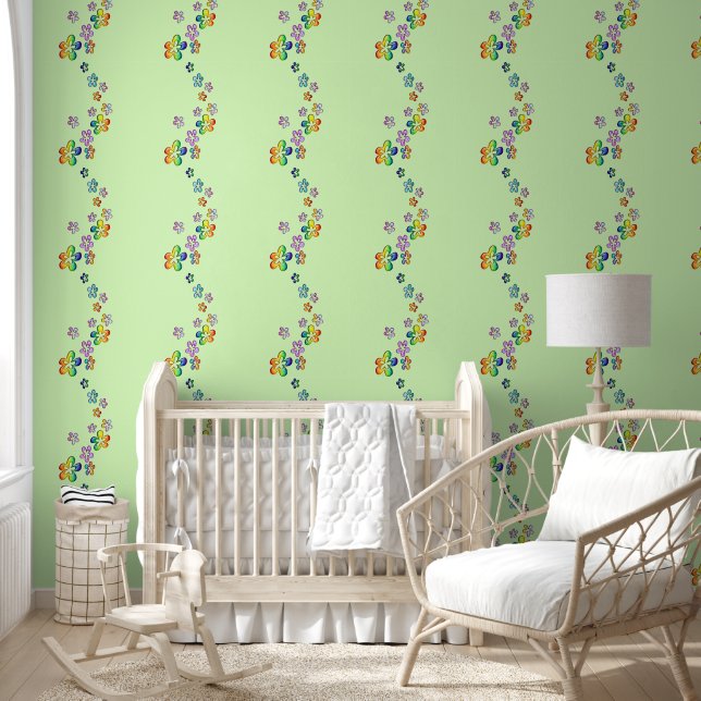 Flower Power Floating Blossoms 1a Behang (Kinderen)