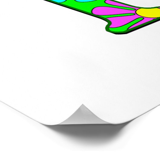 Flower Power Flowers Poster (Hoek)