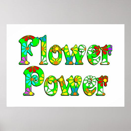 Flower Power Flowers Poster (Voorkant)