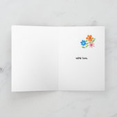 Flower Power Get Well Kaart - Chirurgie (Binnen)