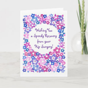 'Flower Power' Get Well Wenskaart aan te passen Kaart
