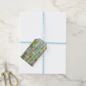 Flower Power Gift Labels Cadeaulabel (Met Touw)